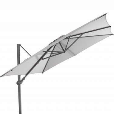 4 Seasons Siesta Premium Parasol 3x3m - Grey